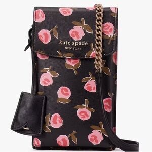 Kate Spade Spencer Ditsy Rose North South Phone Crossbody
